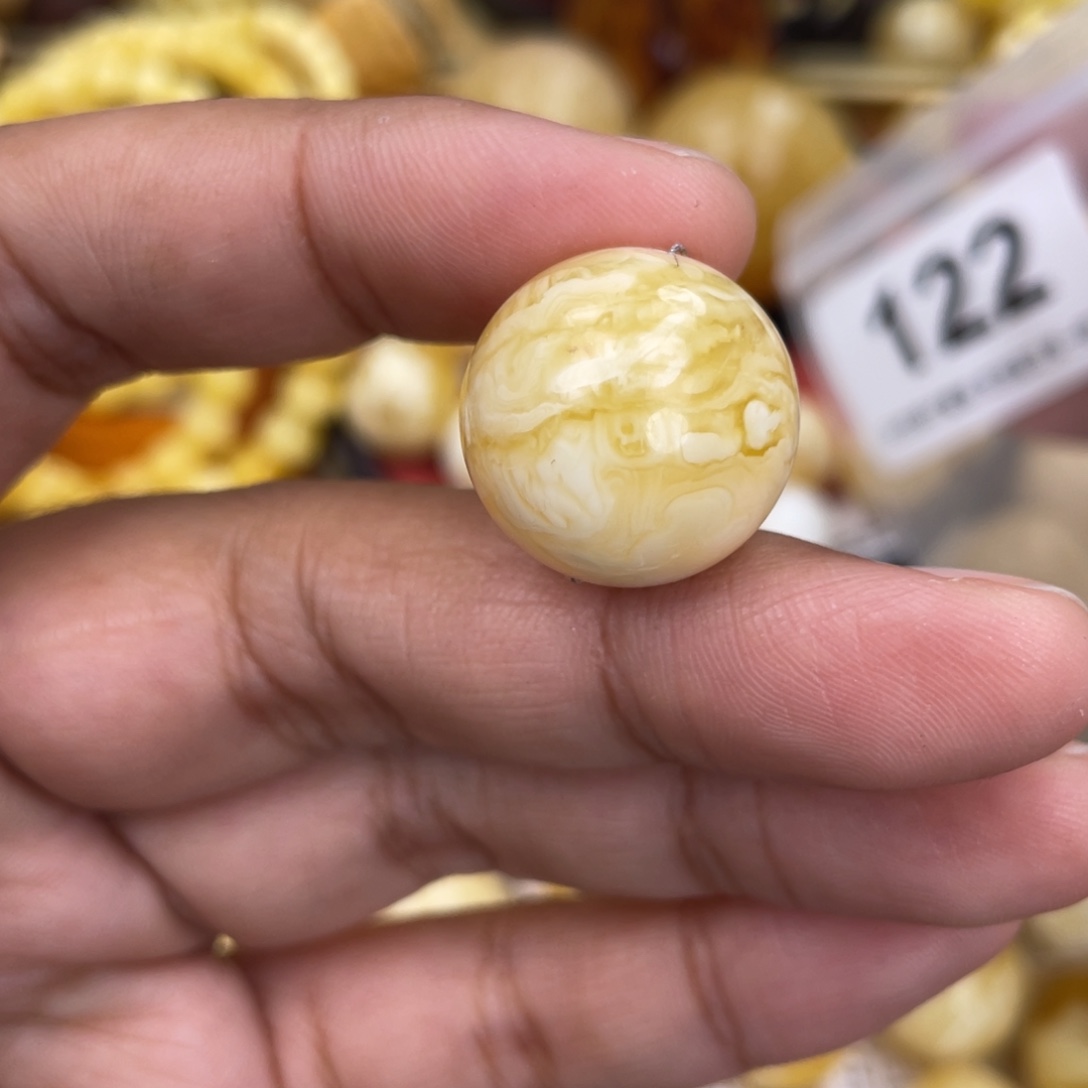 蜜蜡未镶嵌珠宝奇石粉19.3