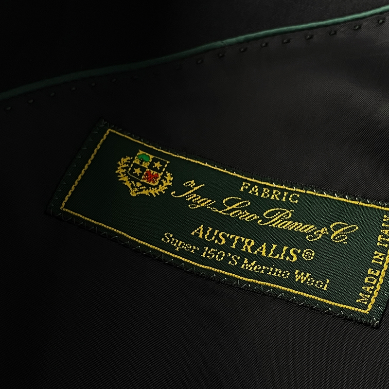 【意大利Loro Piano面料】权利夹克150'S精纺绵羊毛拉链翻领外套