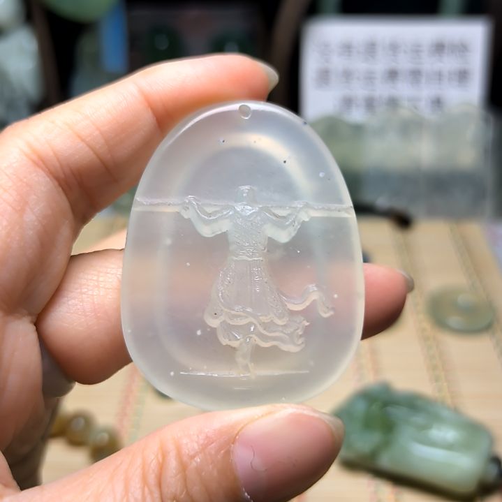 岫玉未镶嵌吊坠(不含链)