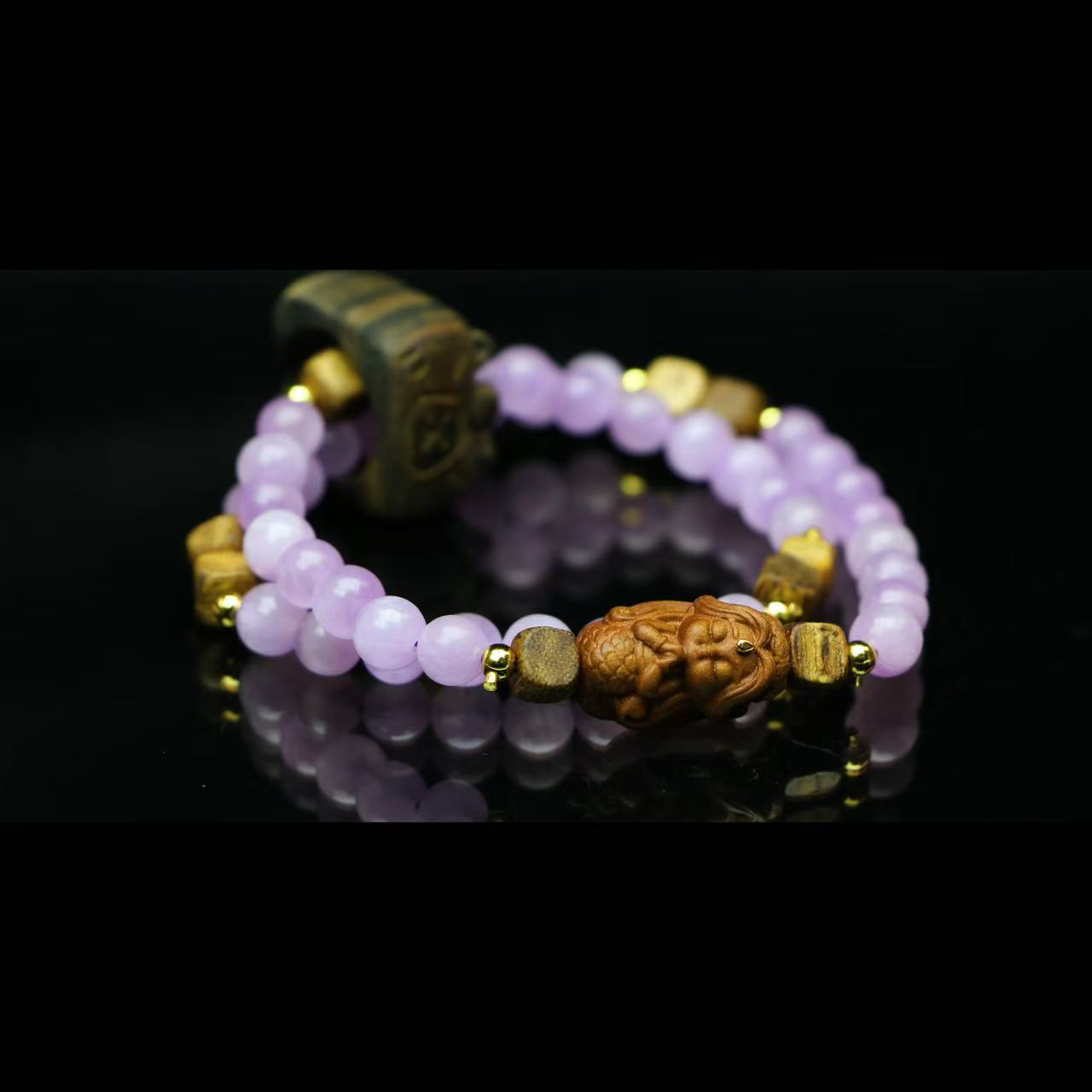 “紫霞仙子”紫锂辉双圈