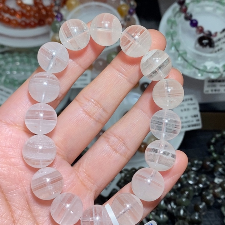 未镶嵌水晶手链白幽灵手链