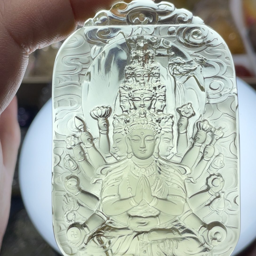 水晶颈饰未镶嵌定制