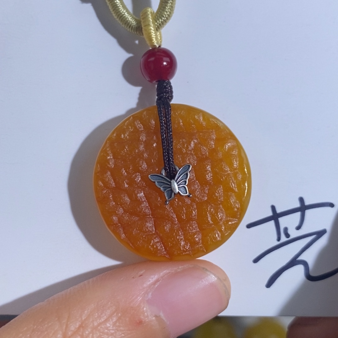 定制琥珀未镶嵌蜜蜡吊坠