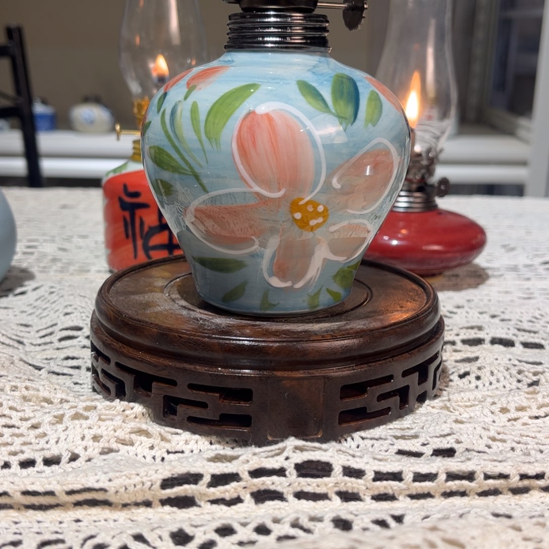 摆件景德镇陶瓷香薰灯