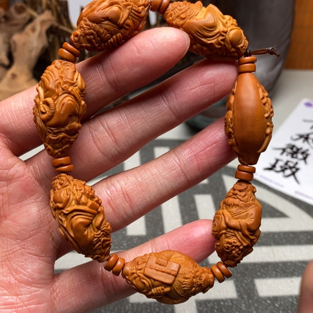 橄榄核手串/手链橄榄核雕工艺手串