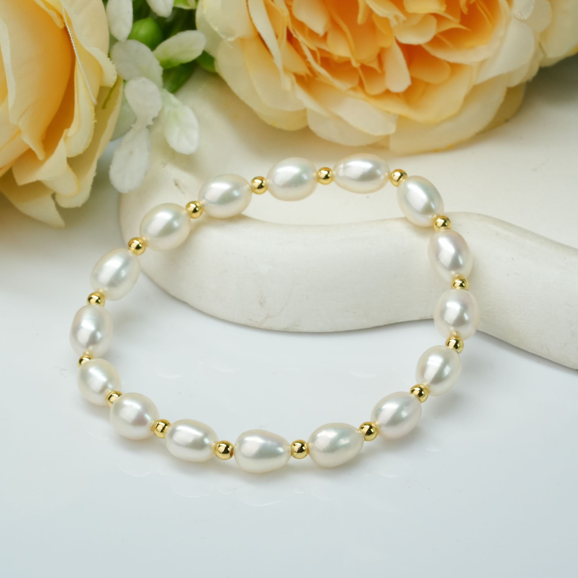 【小北好物】淡水珍珠DIY单圈手串【多样性发一件】QH15X414