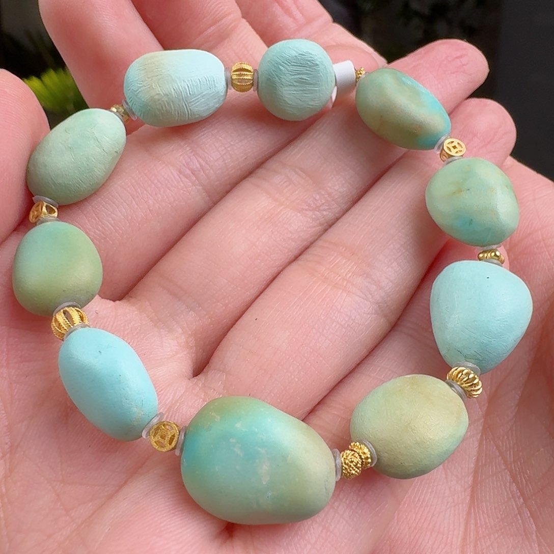 绿松石珠宝奇石未镶嵌