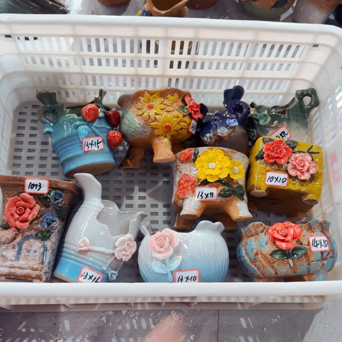 紫砂花盆粗陶盆醋