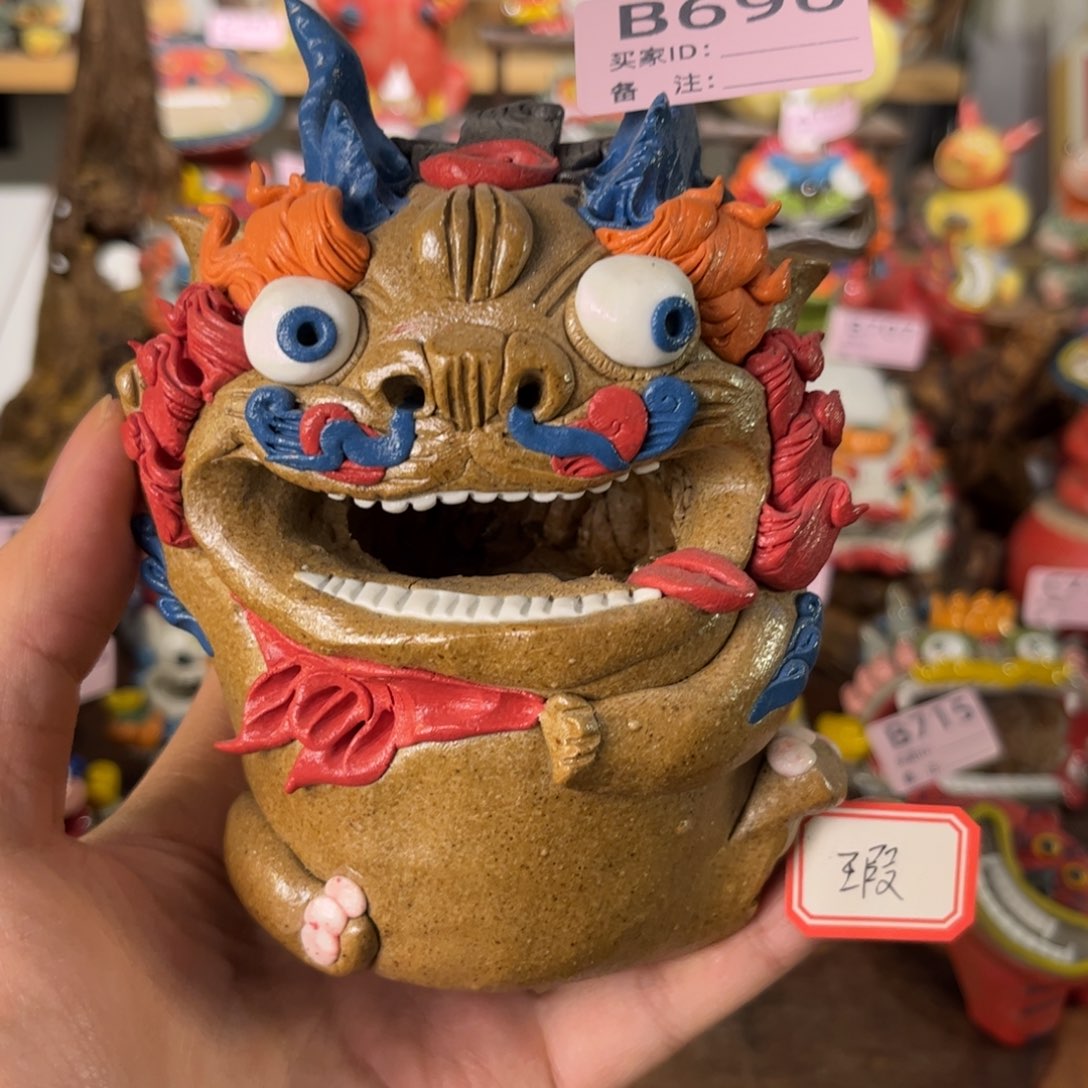 泥塑樂*纯手工茶宠摆件