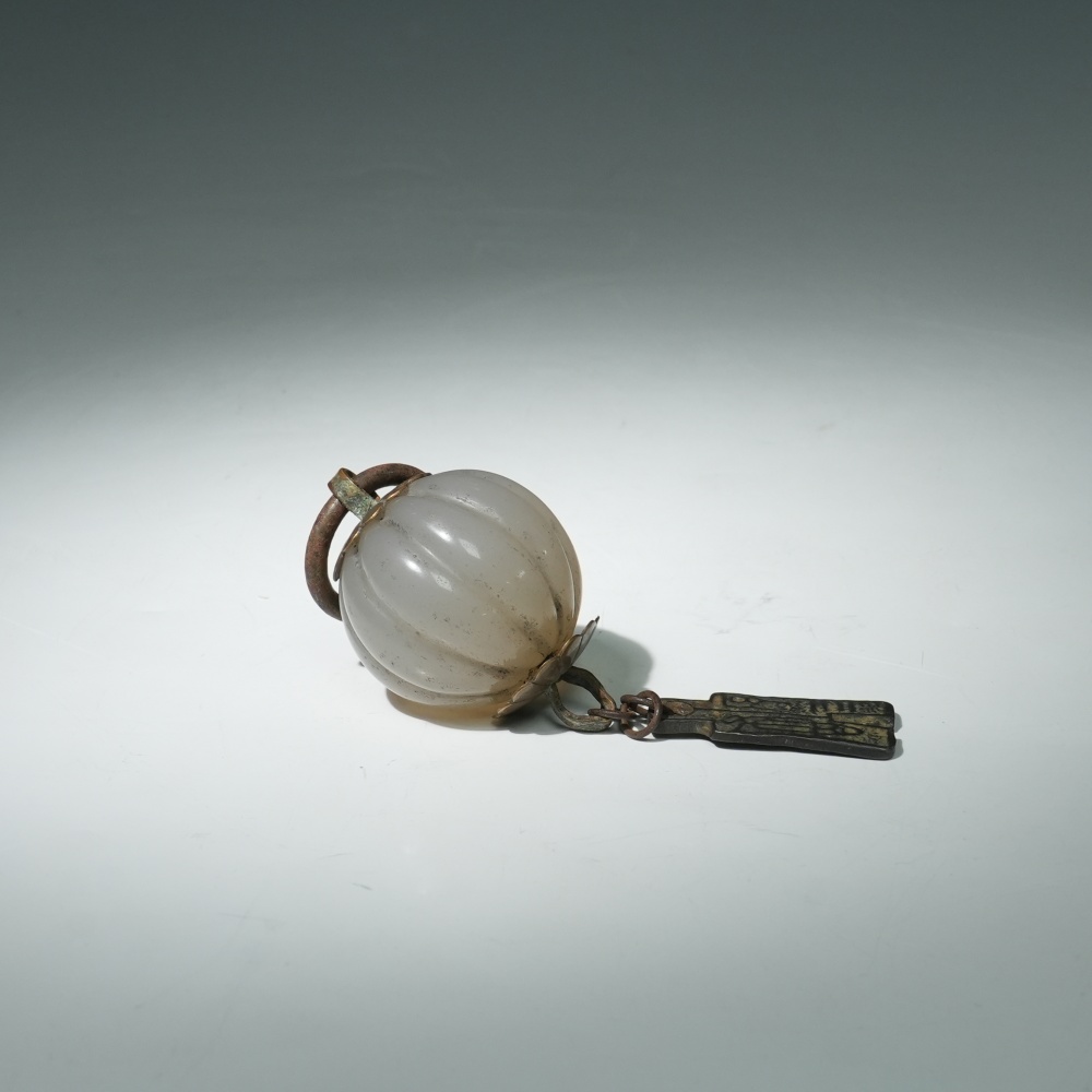 lot12221 清代 瓜棱灯坠