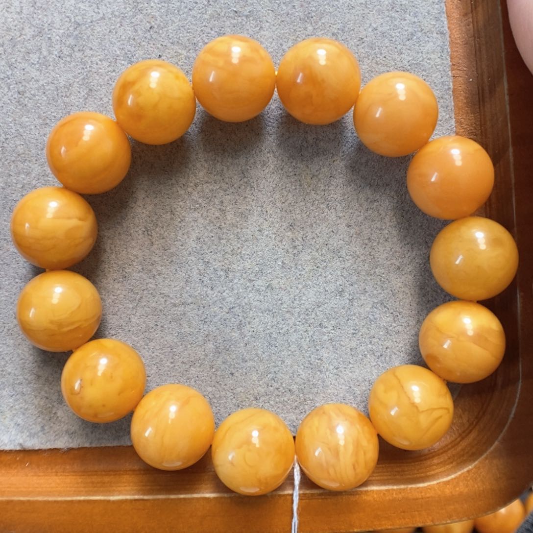 未镶嵌蜜蜡手串蜜蜡手串