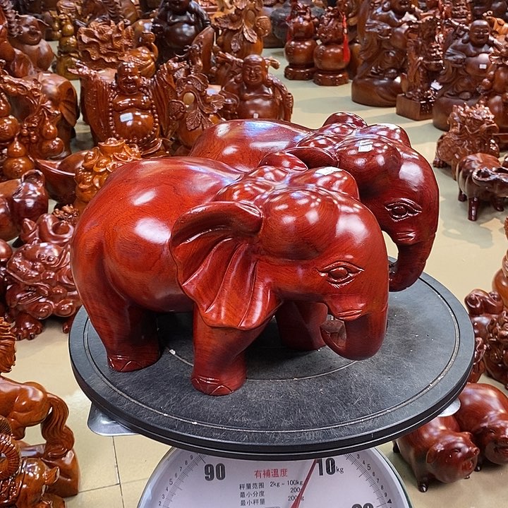 大果紫檀（缅甸花梨）缅甸花梨木大象30