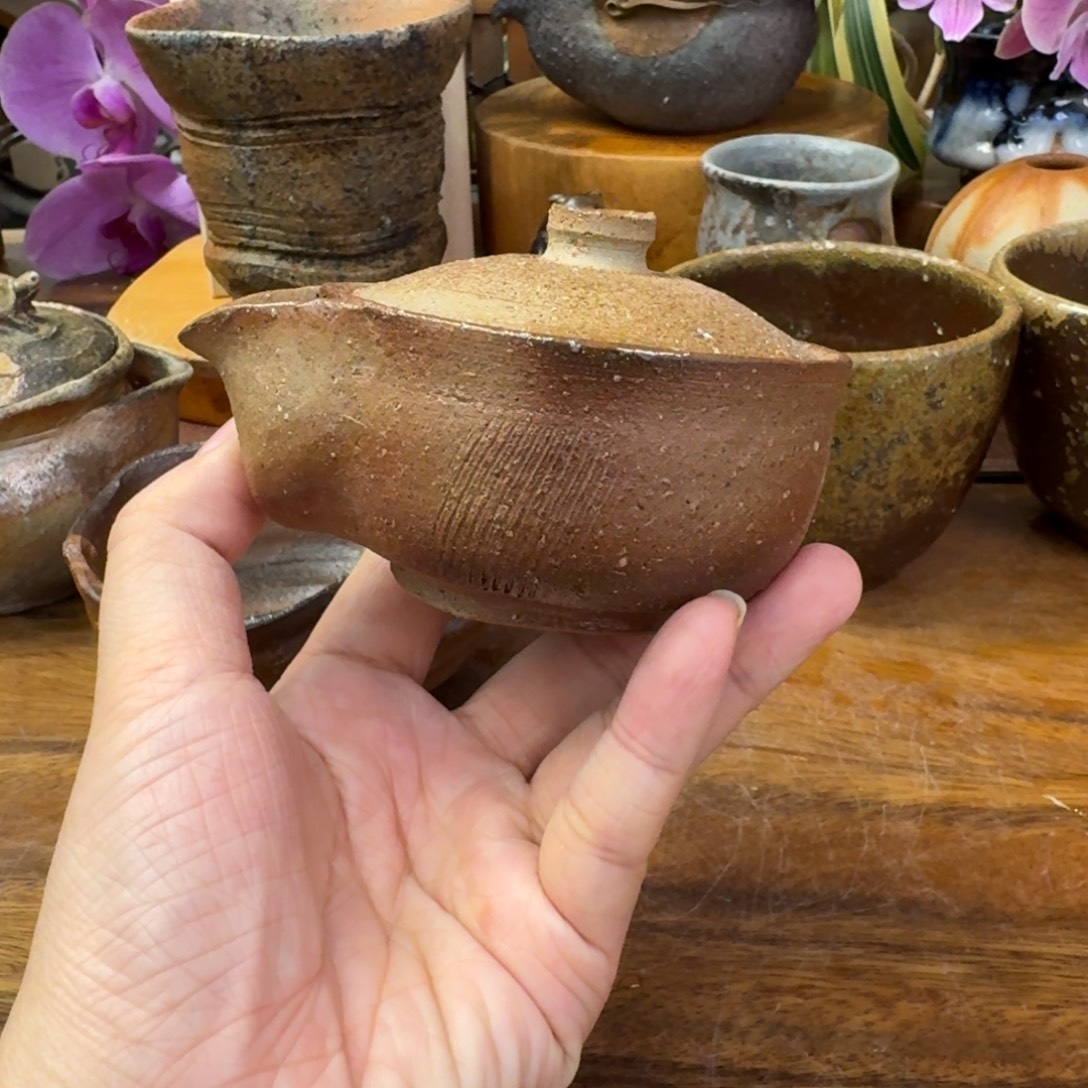 土器女士备前烧宝瓶福利一口价