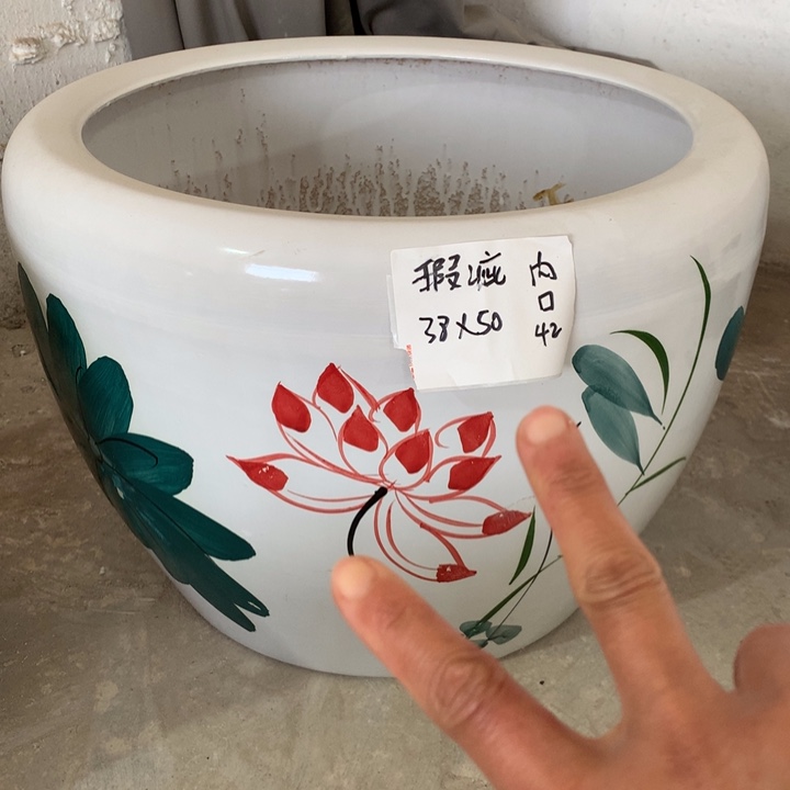 【闪购商品】红陶高温陶瓷花盆默认瑕疵