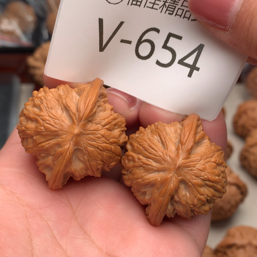 文玩核桃把件38磨盘……….