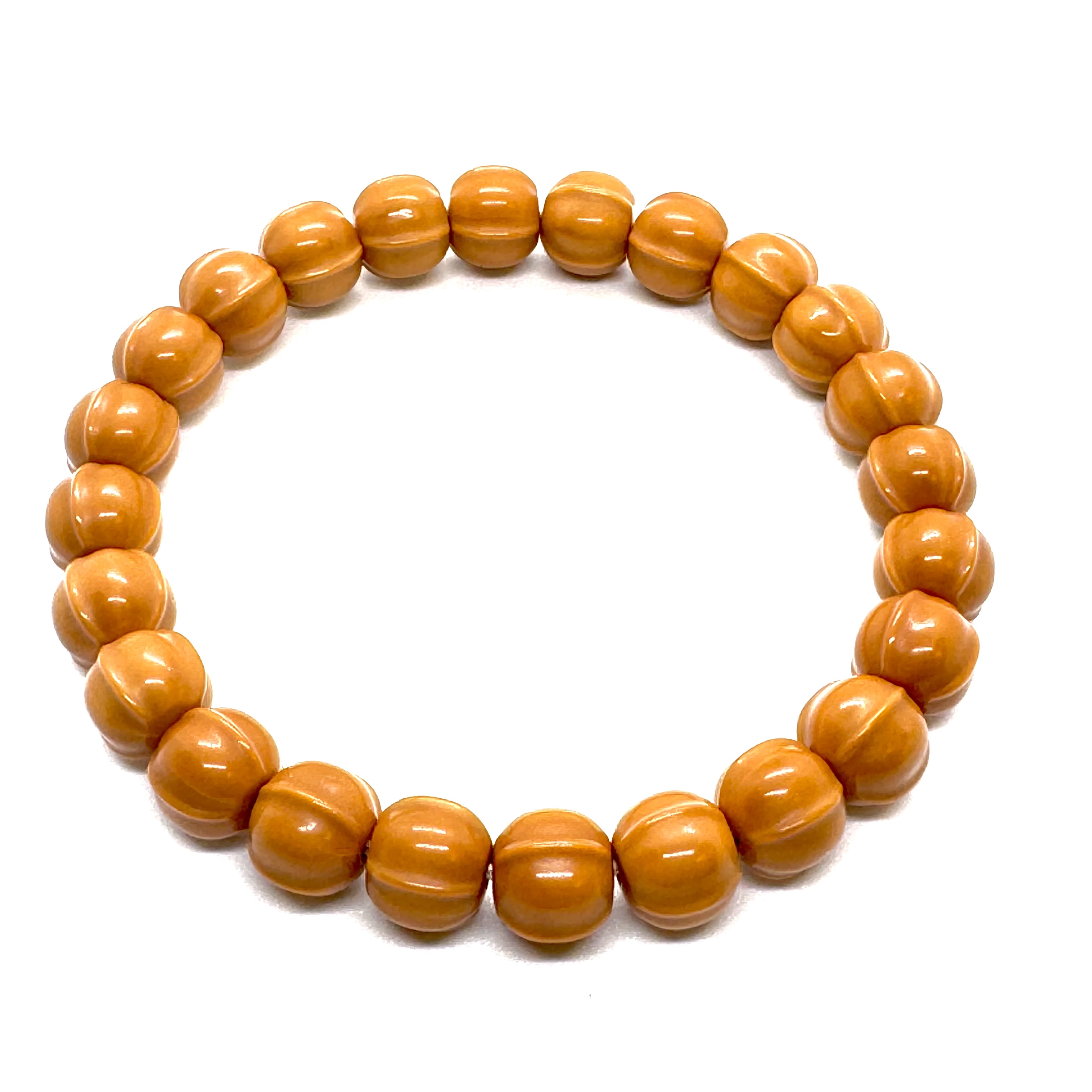 【浅棠微瑕鲨鱼背】无作色无泡药毕业级精工猴头手串8-14m盘手串