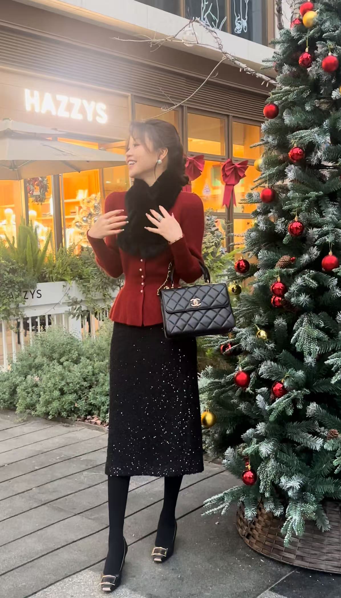 珍妮~浣熊绒+绵羊毛气质复古收腰显瘦冬季针织开衫TJC614