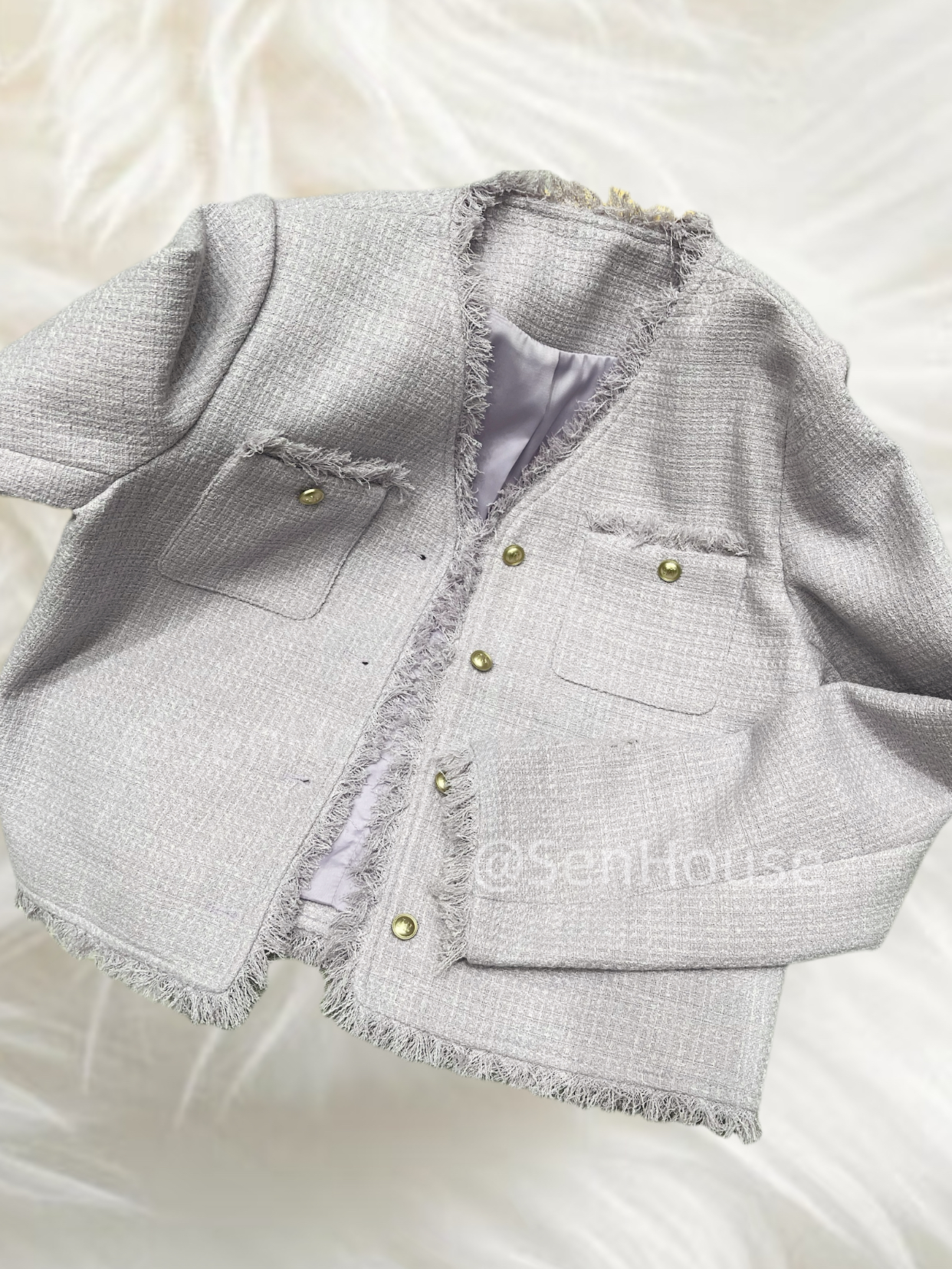 小香风流苏设计短款外套春秋气质洋气时尚休闲