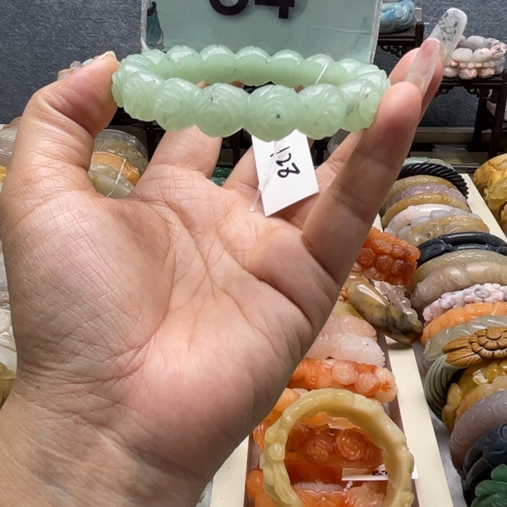 石英岩玉合金手镯