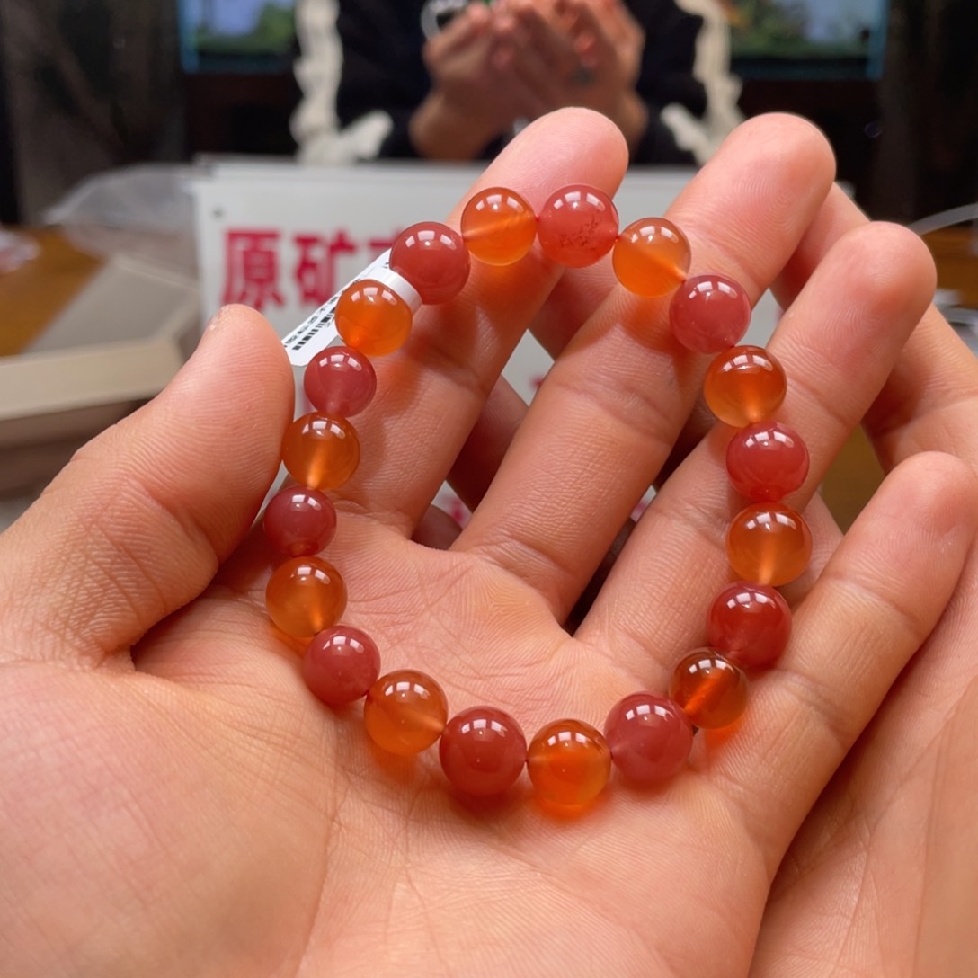 南红玛瑙冰红多宝10mm未镶嵌241127-154