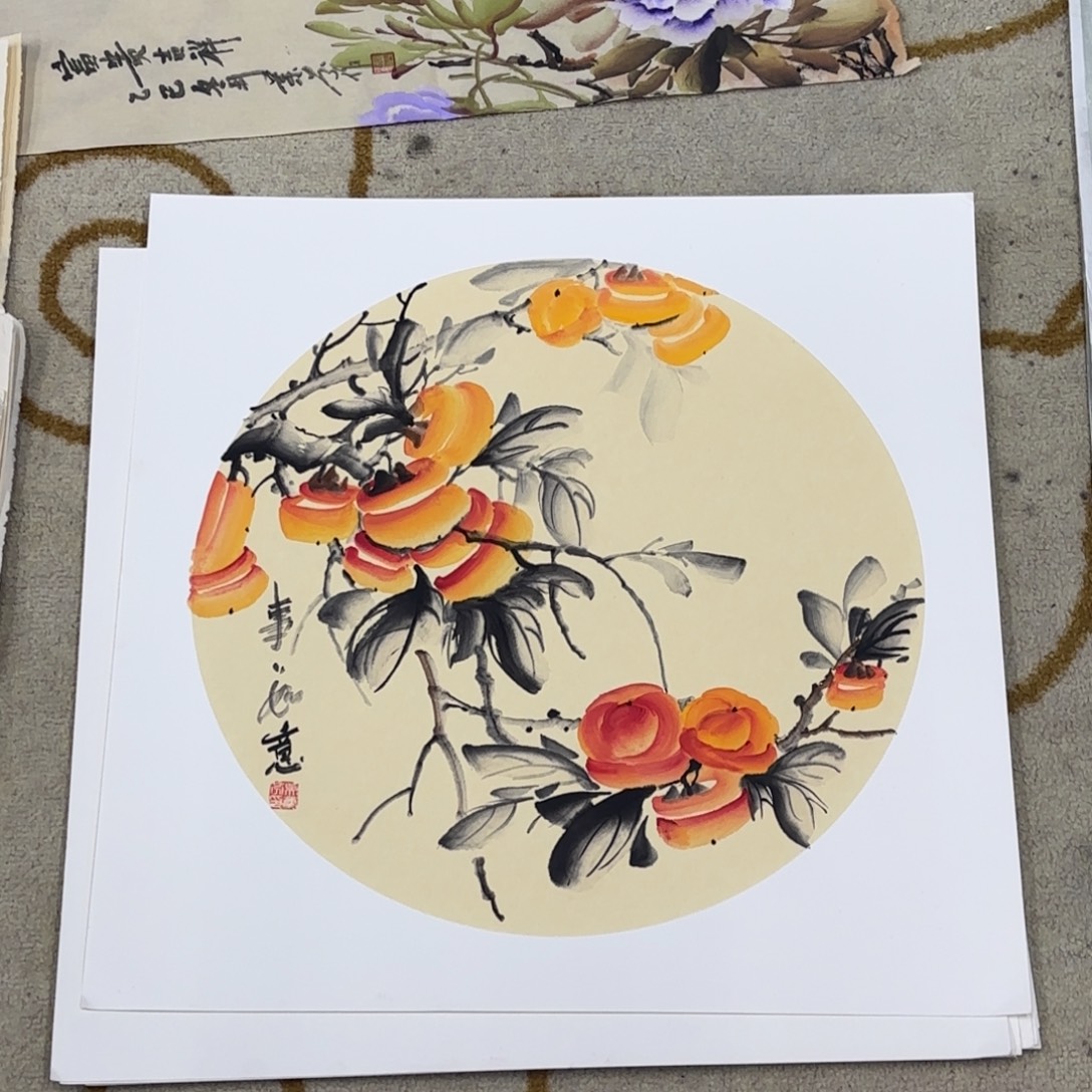 国画国画老师作品刘