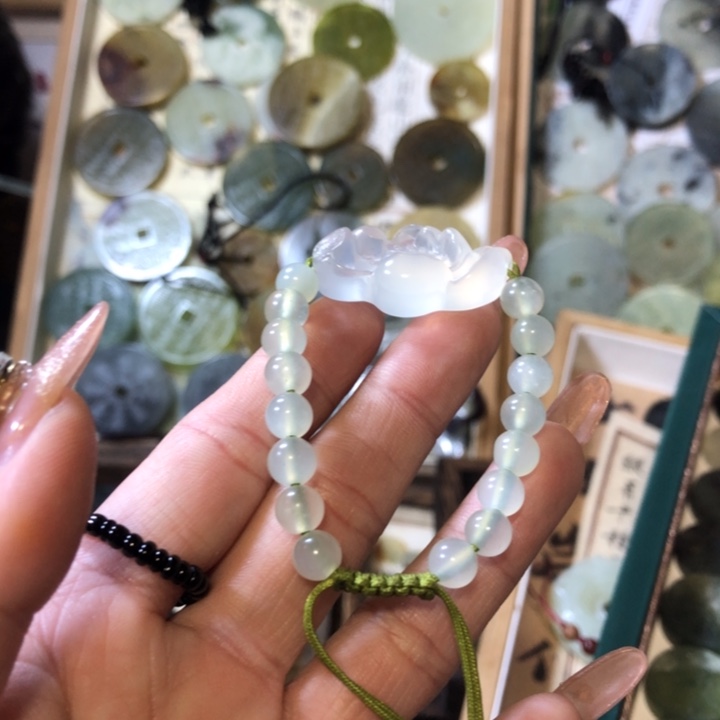 岫玉岫玉手链未镶嵌