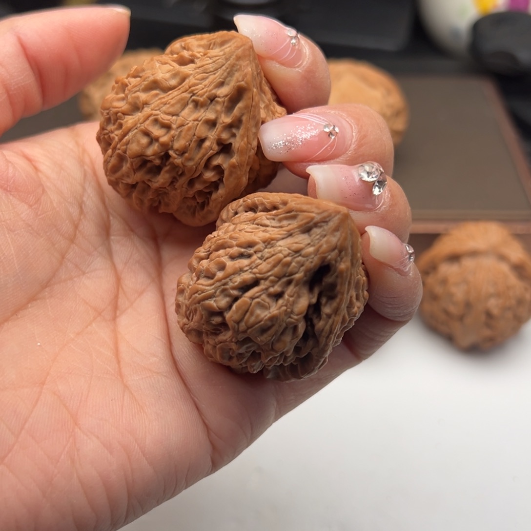 文玩核桃把件座佛35