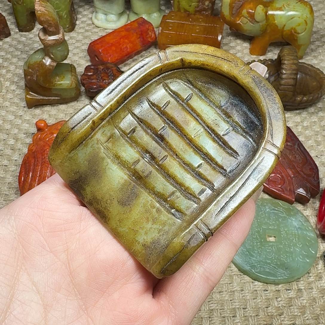 白玉菩提吊坠挂件