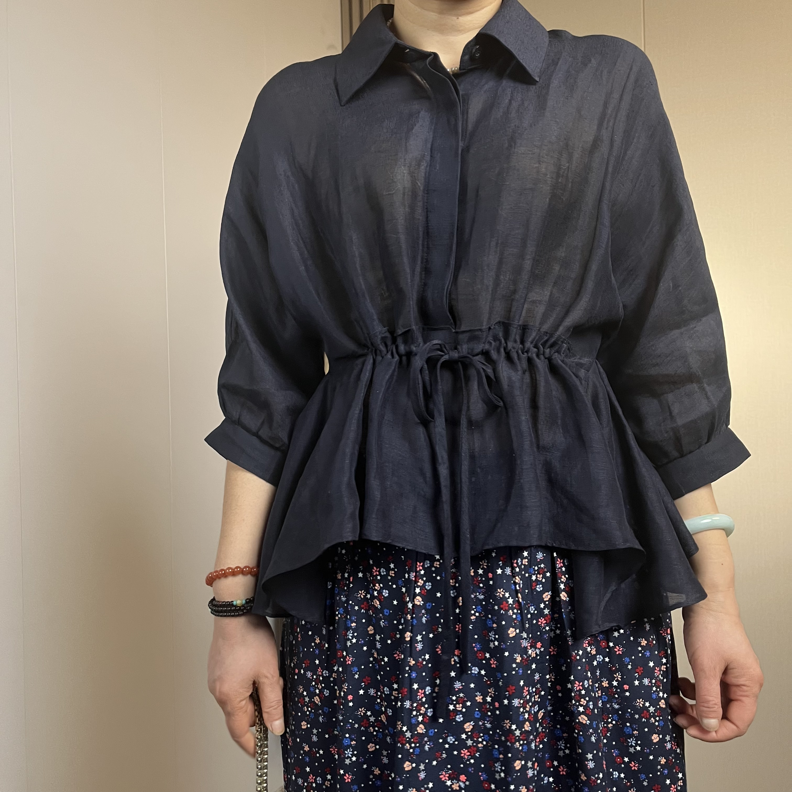 纯苎麻轻奢时尚潮流休闲百搭夏季气质衬衫