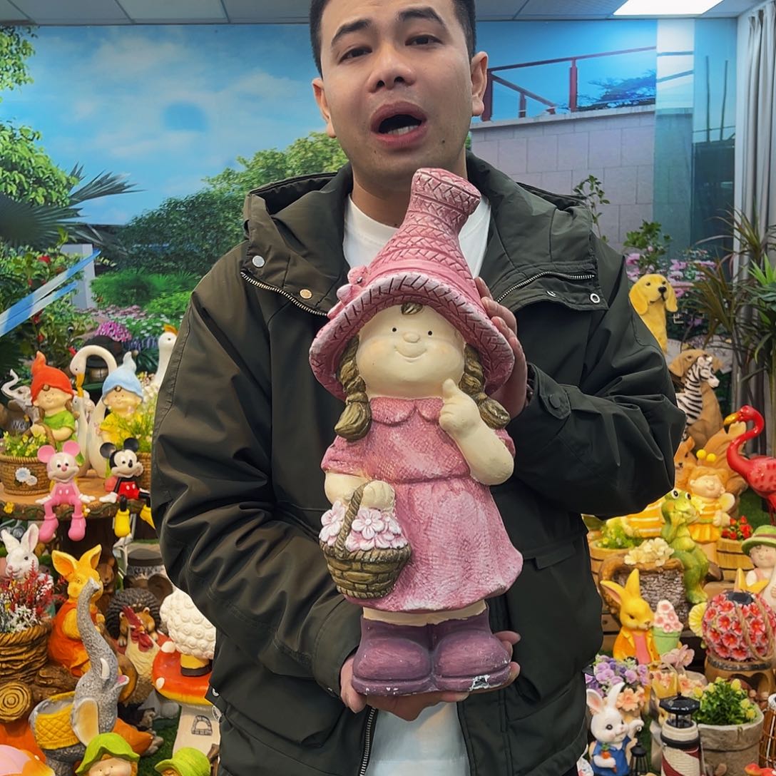 红陶花园庭院摆件&000&