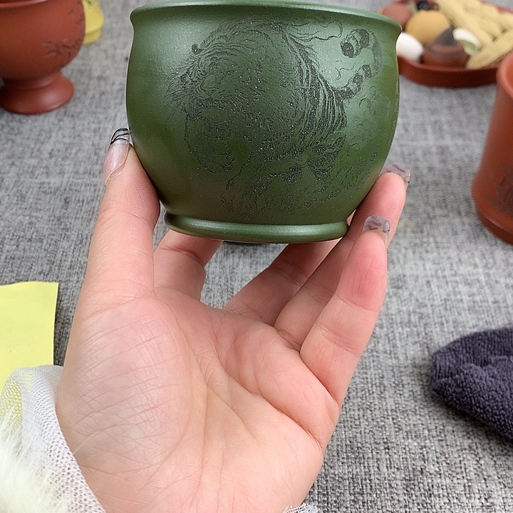 紫砂茶杯高端主人杯