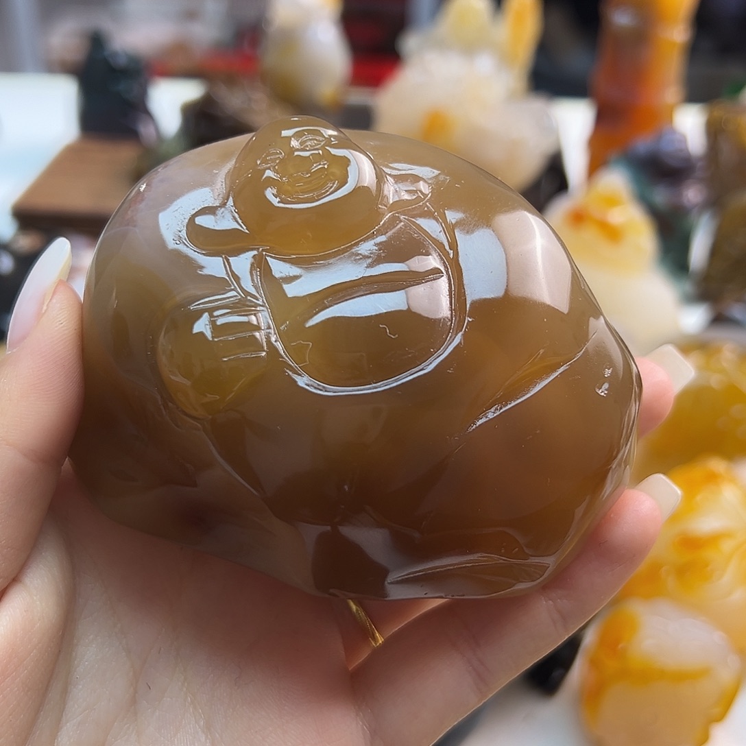 老***汤玛瑙/玉髓未镶嵌颈饰