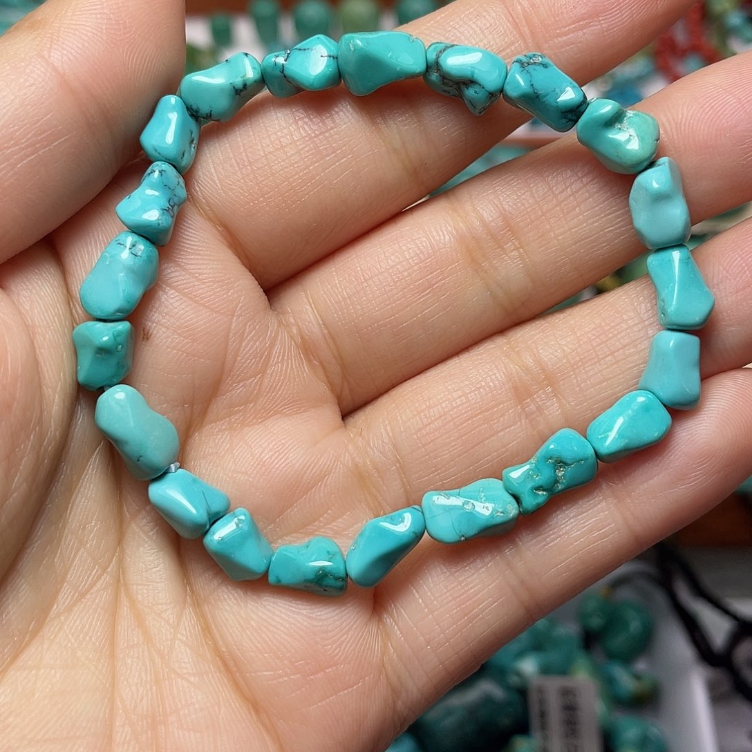 三****绿松石未镶嵌手链