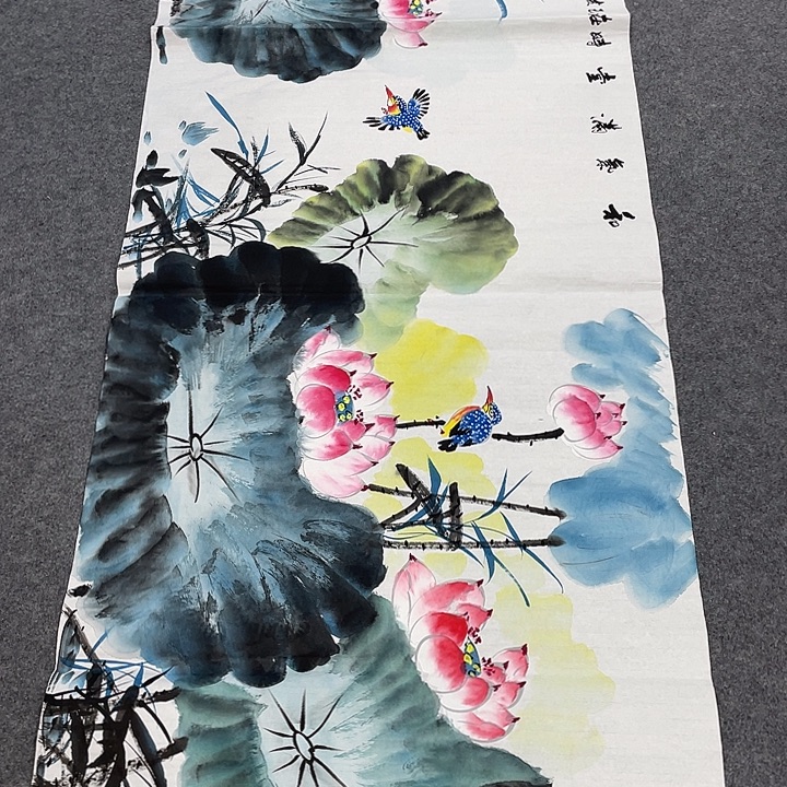 国画今天上午国画作品展示