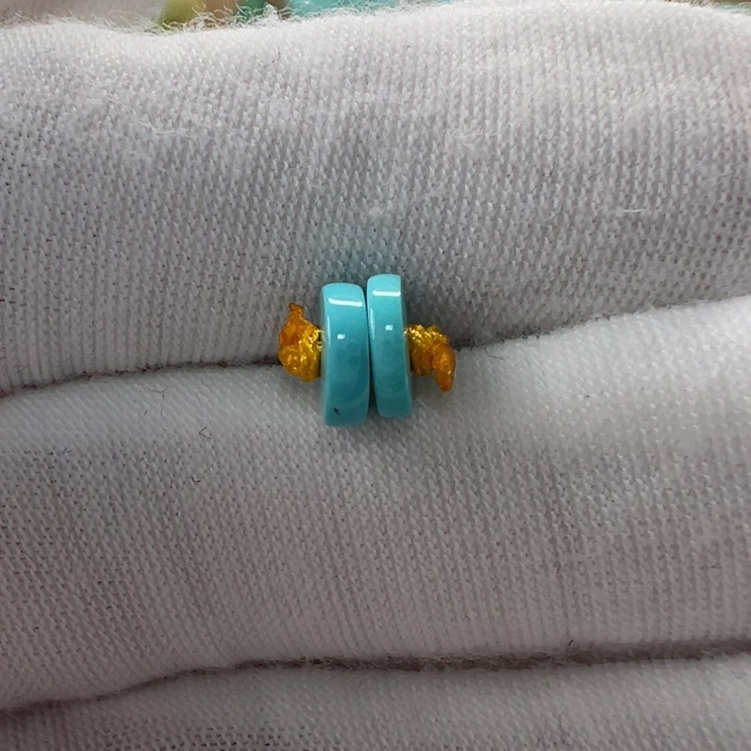 未镶嵌绿松石隔片6.5mm