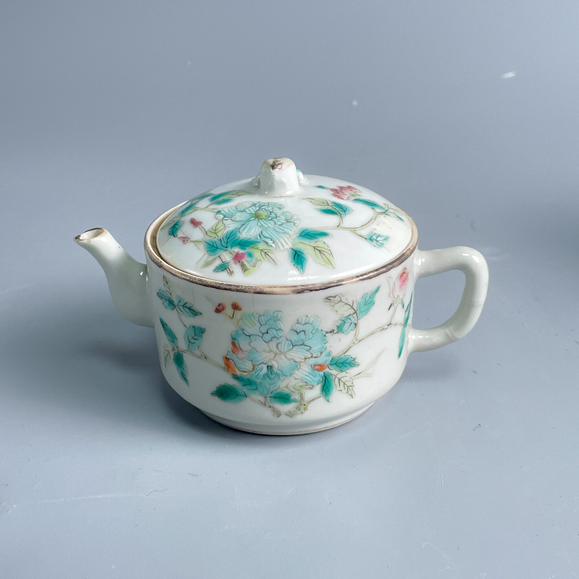 瓷器/古董清光绪粉彩一品富贵人参壶M25AV001039收藏/文物/绣花张