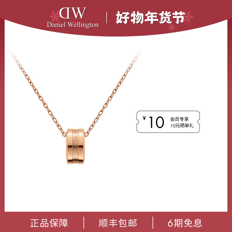 合金项链 【年终狂欢】dw项链时尚饰品首饰小众锁骨链项链女轻奢款