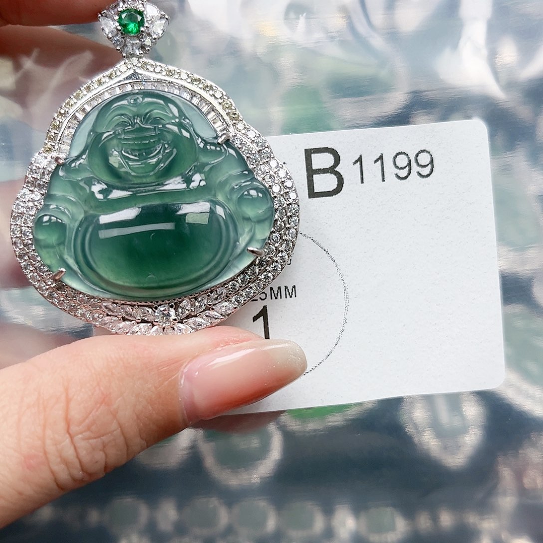 翡翠颈饰未镶嵌翡翠1199