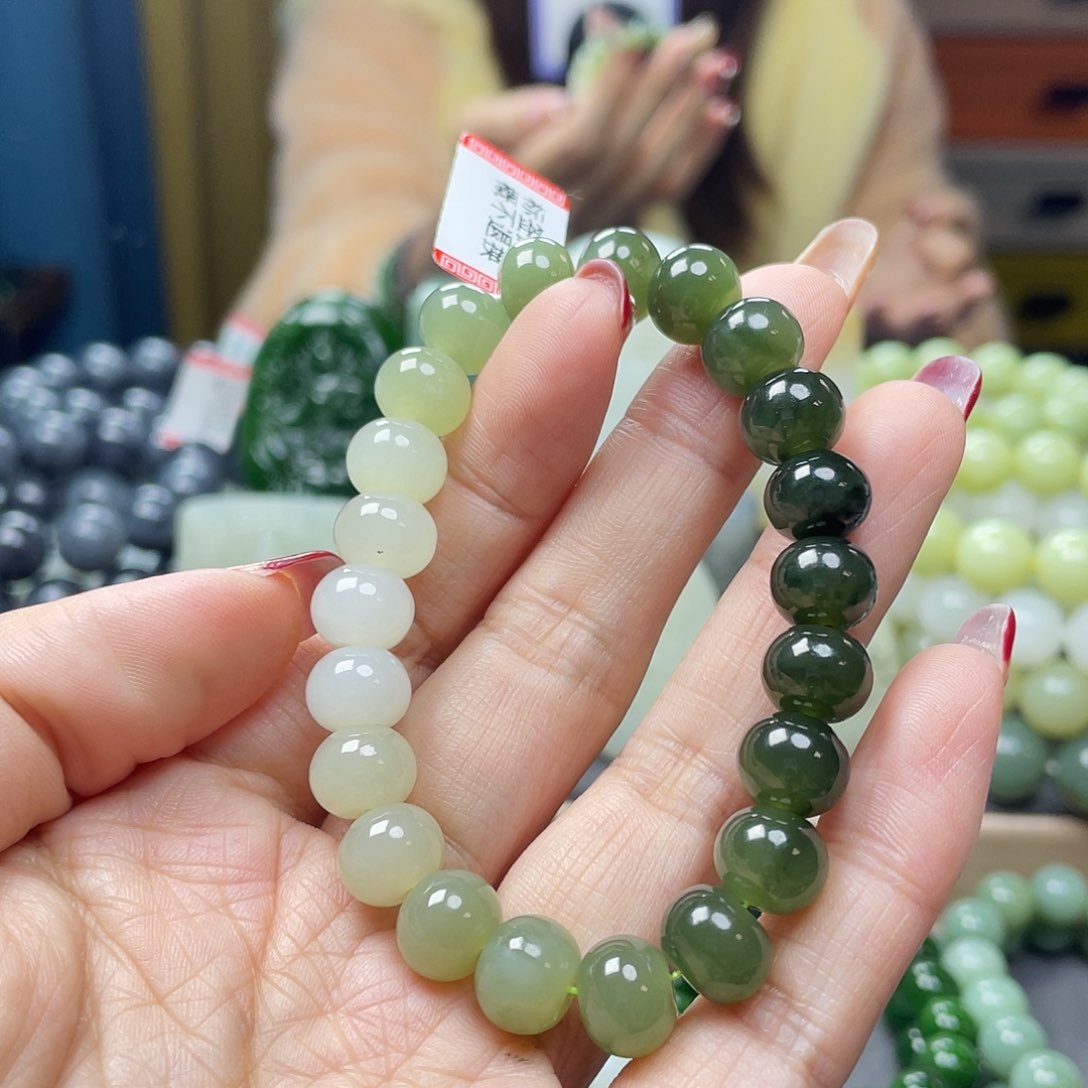 和田玉手链未镶嵌