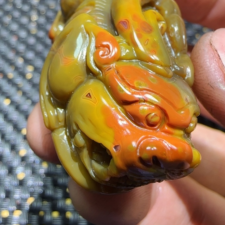 神***盘玛瑙/玉髓未镶嵌吊坠