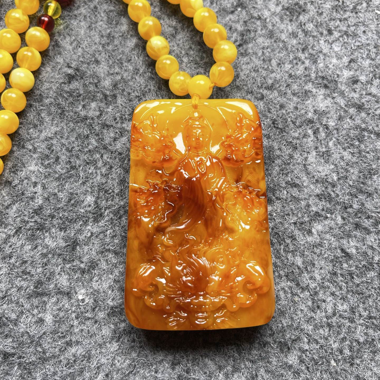 【玖玥严选】时尚饰品 珠链款 九龙观音 挂牌