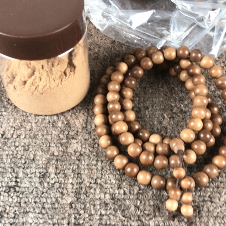 檀香木手串/手链08/108正区横纹黑肉老山檀香