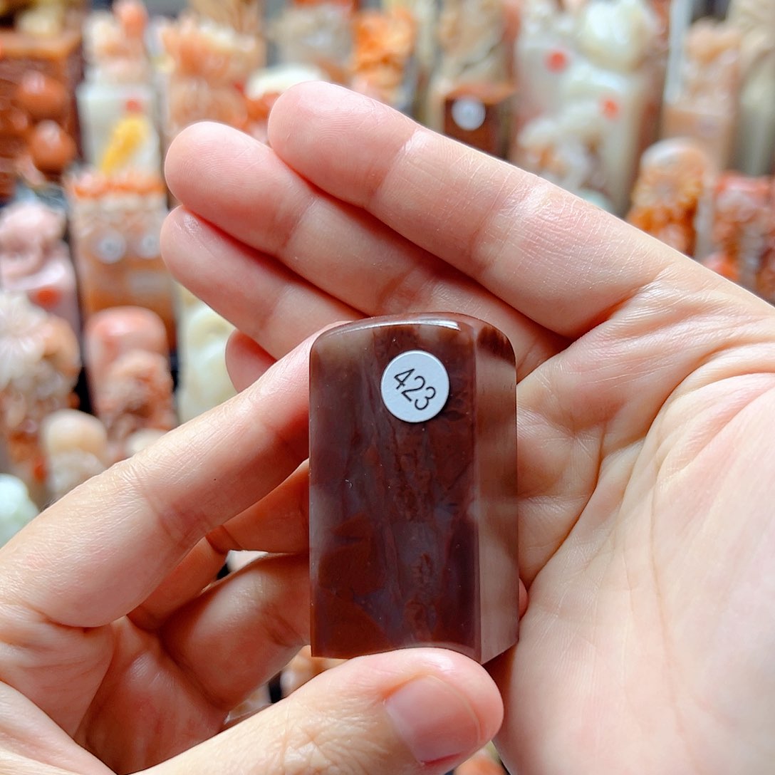 昌化石印石包刻字423