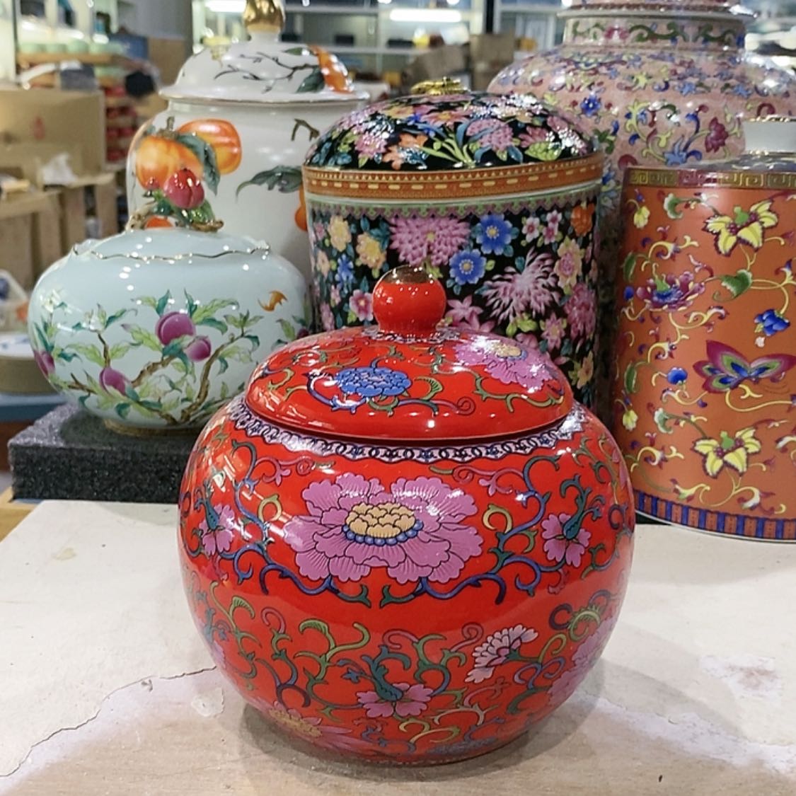 【闪购商品】罐茶叶罐陶瓷茶叶罐