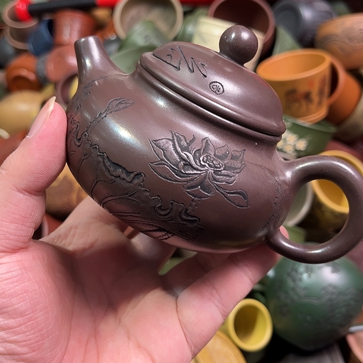 紫砂茶杯全手工紫砂主人杯