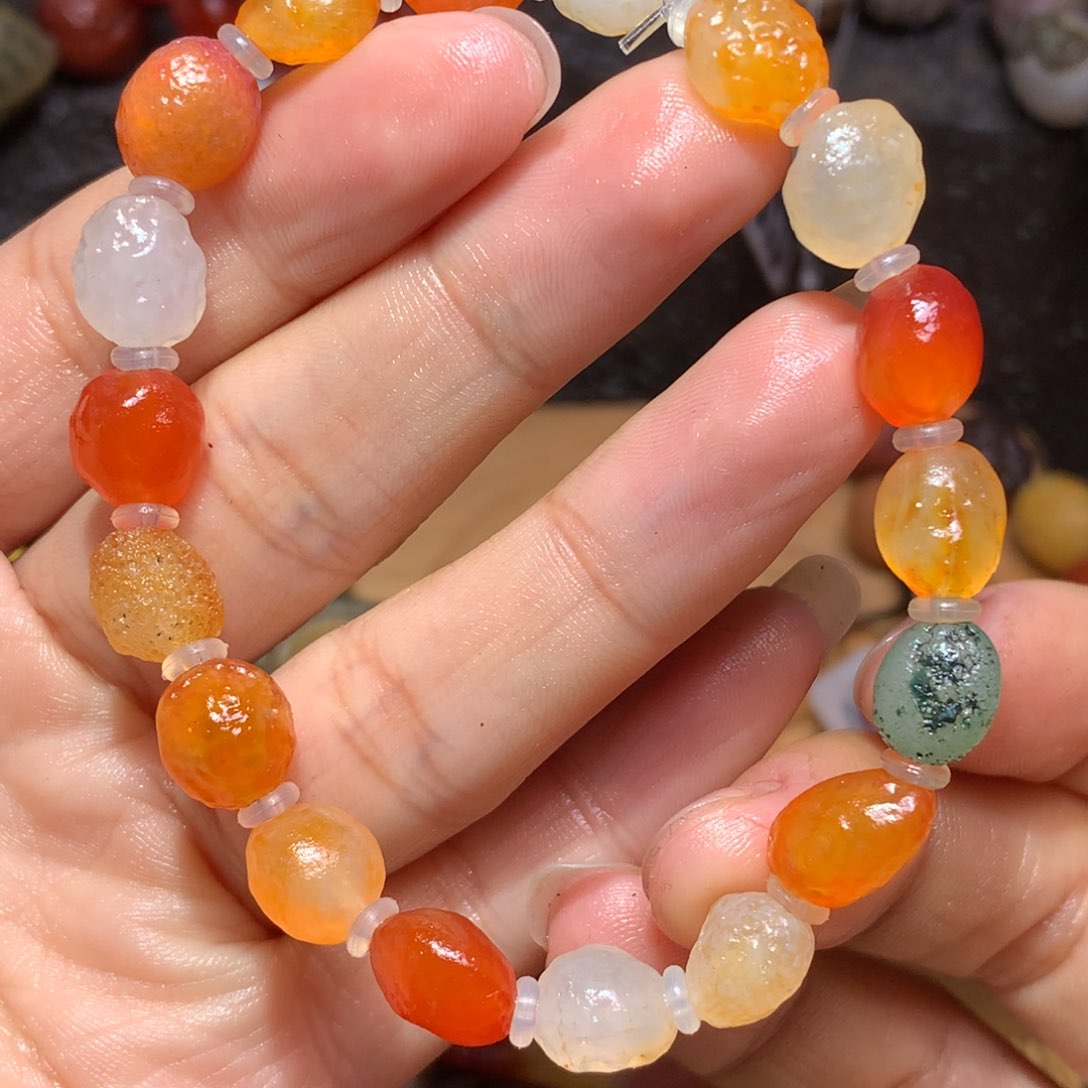 未镶嵌玛瑙/玉髓珠宝半成品