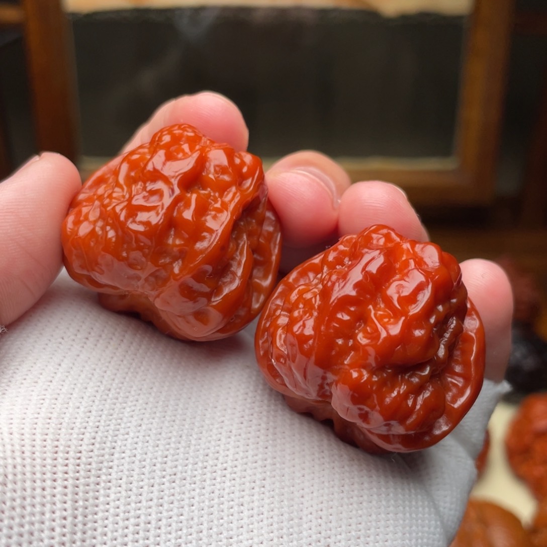 文玩核桃把件蛤蟆34