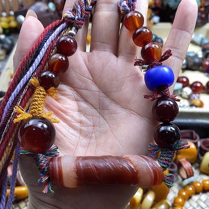 玛瑙/玉髓项链未镶嵌项链