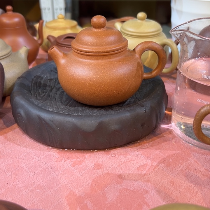 紫砂茶宠容天200cc五彩段