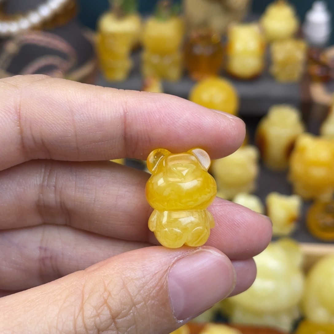 未镶嵌琥珀裸石蜜蜡
